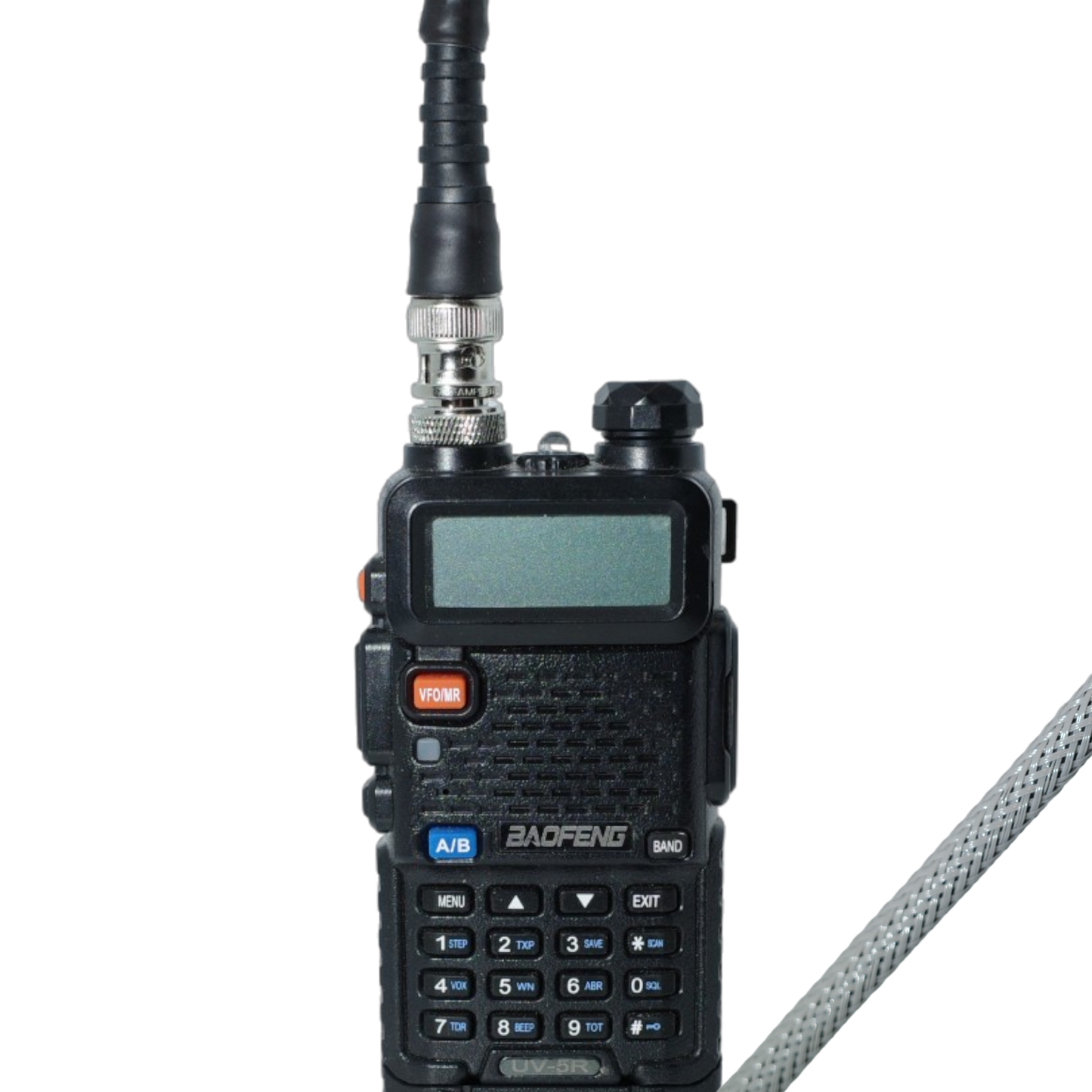 v2 Wearable Antenna W/Baofeng Adapter Package (BNC-F to SMA-F)