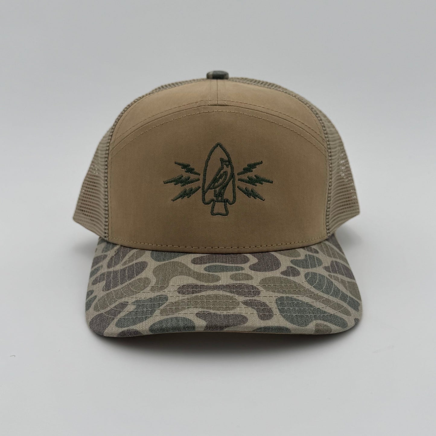 SOBRŌ Khaki/Retro 5-Panel Trucker
