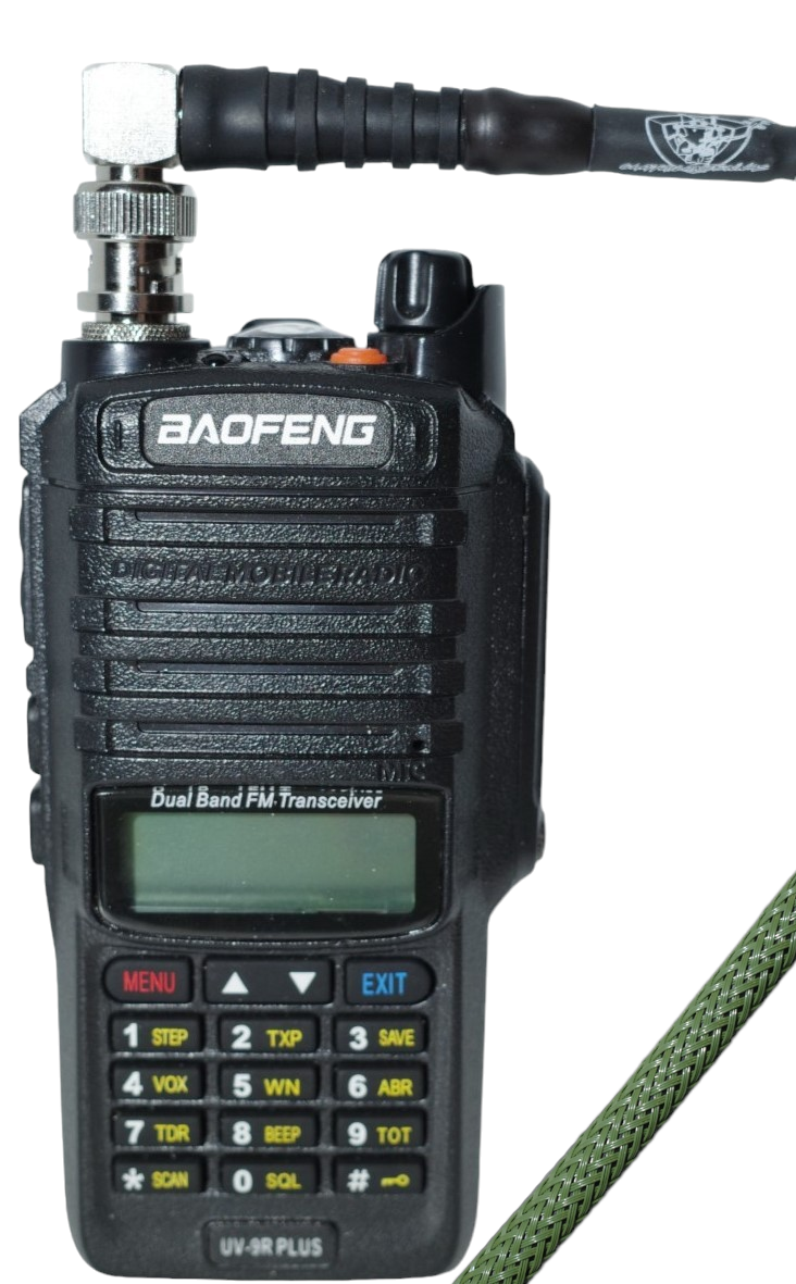 v2 Wearable Antenna W/"Small Walled" Adapter Package (BNC-F to SMA-F)