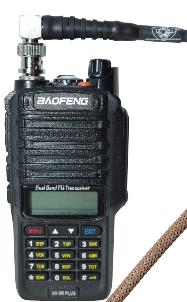 v2 Wearable Antenna W/"Small Walled" Adapter Package (BNC-F to SMA-F)