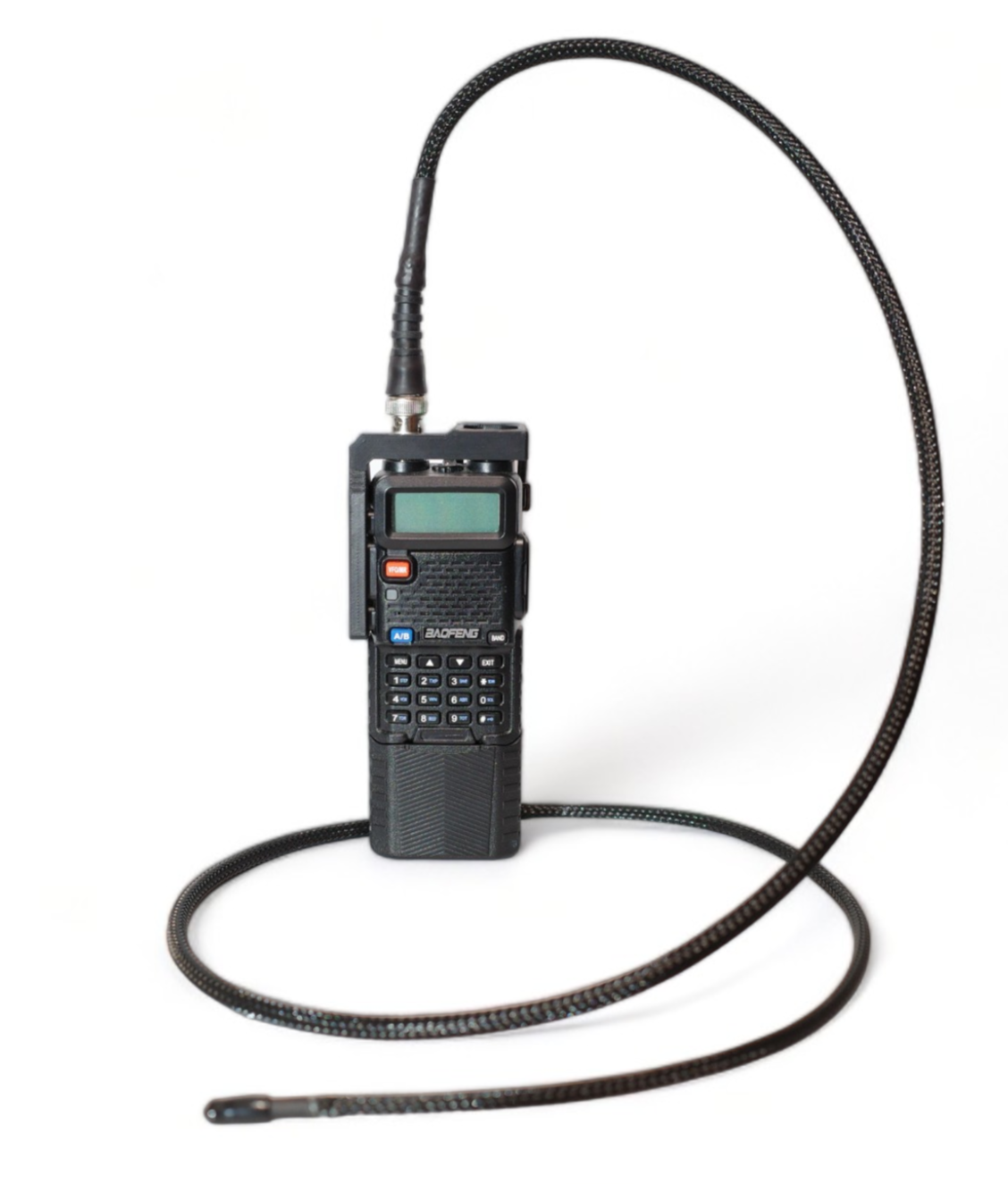 v2 Wearable Antenna W/Baofeng Adapter Package (BNC-F to SMA-F)