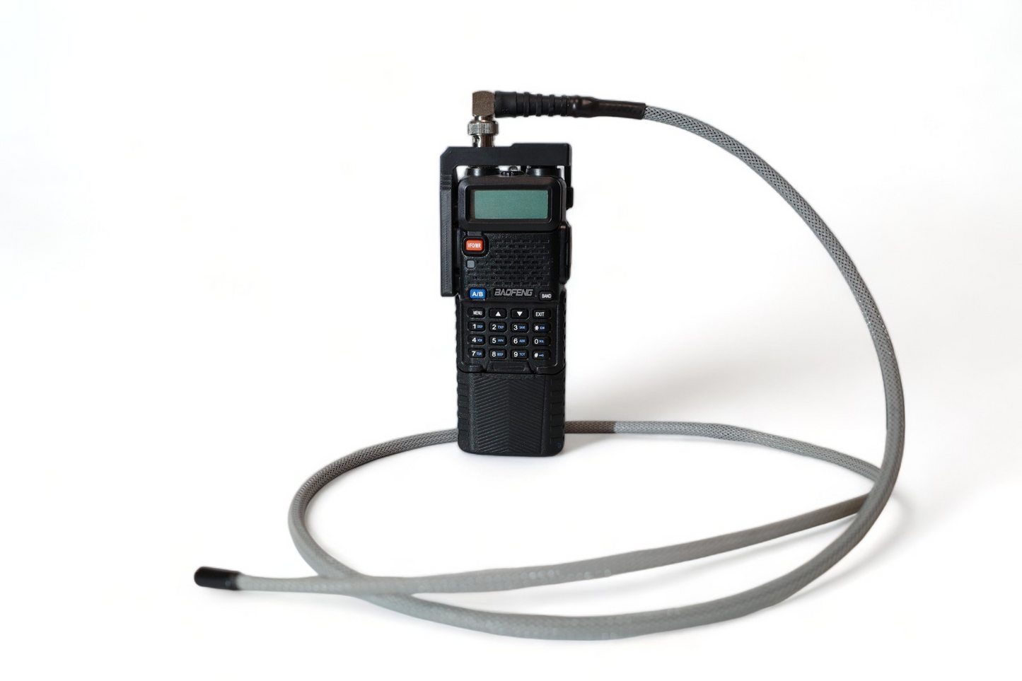 v2 Wearable Antenna W/Baofeng Adapter Package (BNC-F to SMA-F)