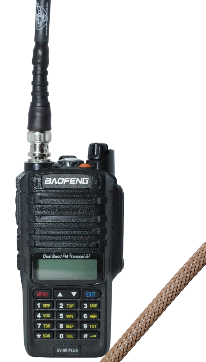 v2 Wearable Antenna W/"Small Walled" Adapter Package (BNC-F to SMA-F)